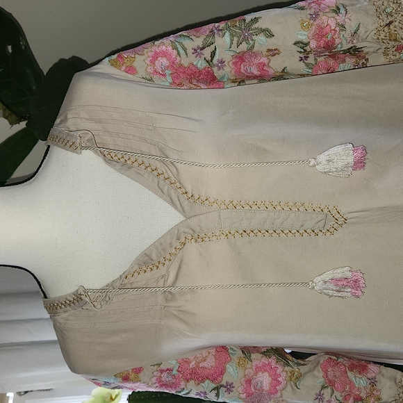 sachin and babi light blue dress SPELL floral embroidered cream maxi dress This is